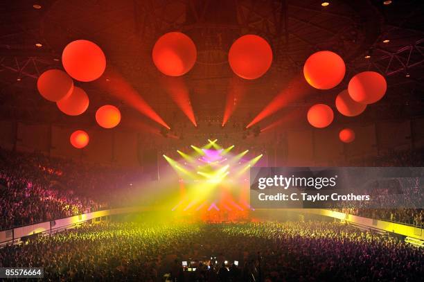 Phish performs at the Hampton Coliseum on March 7, 2009 in Hampton, Virginia.