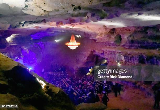 General view during Tennessee Tourism & Third Man Records 333 Feet Underground at Cumberland Caverns on September 29, 2017 in McMinnville, Tennessee.