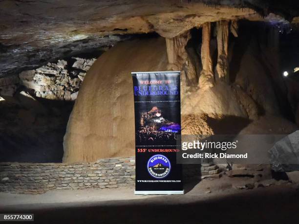 General view during Tennessee Tourism & Third Man Records 333 Feet Underground at Cumberland Caverns on September 29, 2017 in McMinnville, Tennessee.