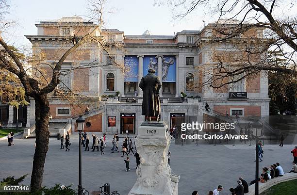 General view of "El Prado" Museum on March 24, 2009 in Madrid, Spain.