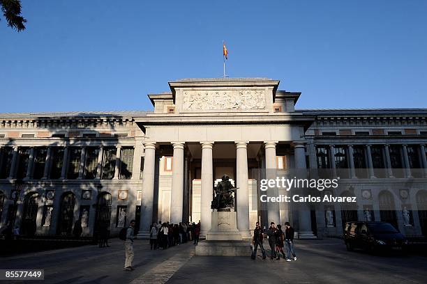 General view of "El Prado" Museum on March 24, 2009 in Madrid, Spain.