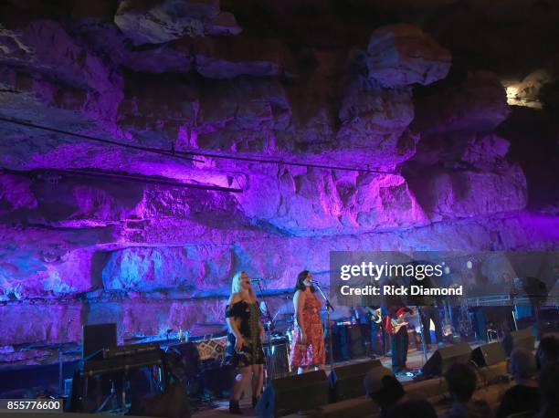 Singer/Songwriters Craig Brown Band performs during Tennessee Tourism & Third Man Records 333 Feet Underground at Cumberland Caverns on September 29,...