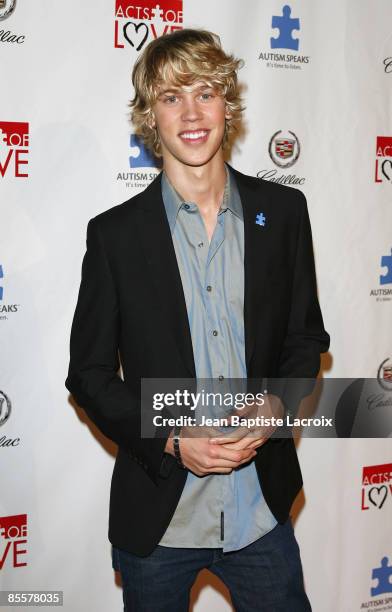 Austin Butler attends the Autism Speaks Sixth Annual Acts of Love Celebration at The Geffen Playhouse on November 10, 2008 in Westwood, California.