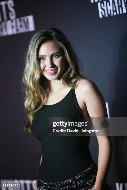 Actress Ryan Newman attends the Knott's Scary Farm and Instagram's Celebrity Night at Knott's Berry Farm on September 29, 2017 in Buena Park,...