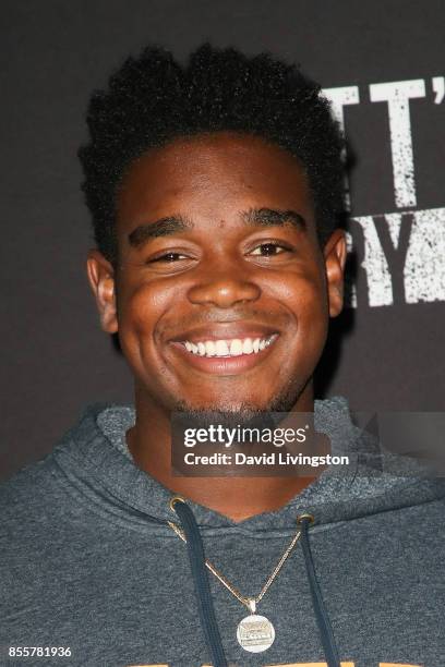 Dexter Darden attends the Knott's Scary Farm and Instagram's Celebrity Night at Knott's Berry Farm on September 29, 2017 in Buena Park, California.