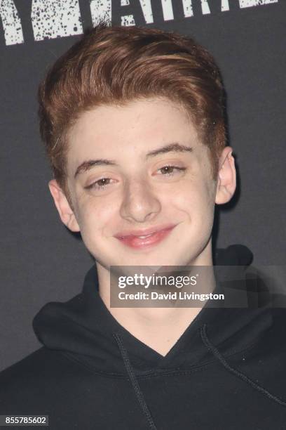 Thomas Barbusca attends the Knott's Scary Farm and Instagram's Celebrity Night at Knott's Berry Farm on September 29, 2017 in Buena Park, California.