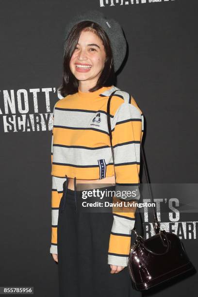 Anne Curtis attends the Knott's Scary Farm and Instagram's Celebrity Night at Knott's Berry Farm on September 29, 2017 in Buena Park, California.