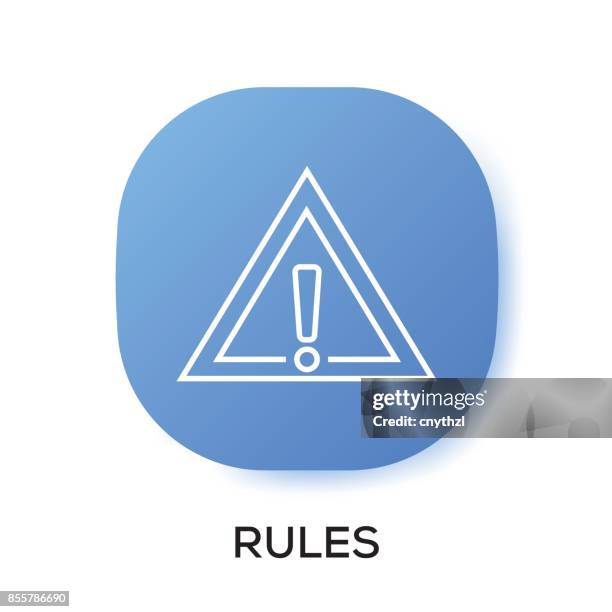 rules app icon - tick insect stock illustrations