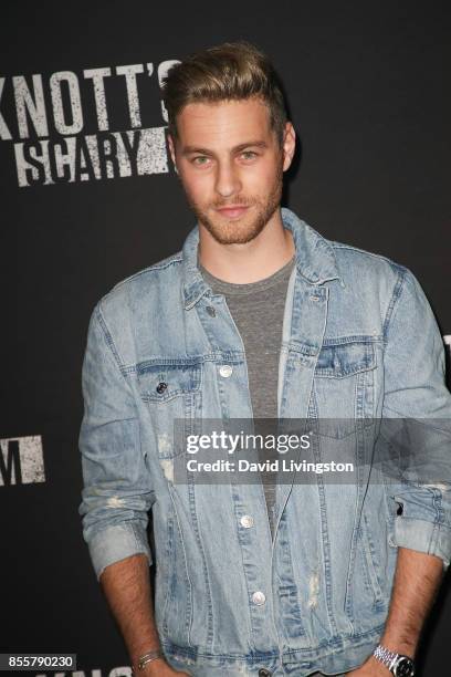 Cameron Fuller attends the Knott's Scary Farm and Instagram's Celebrity Night at Knott's Berry Farm on September 29, 2017 in Buena Park, California.