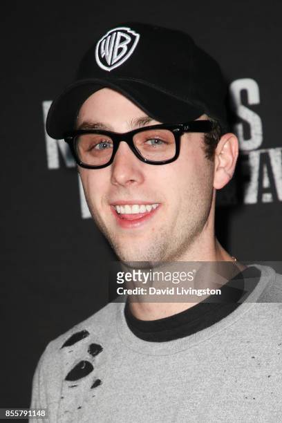 Sterling Beaumon attends the Knott's Scary Farm and Instagram's Celebrity Night at Knott's Berry Farm on September 29, 2017 in Buena Park, California.