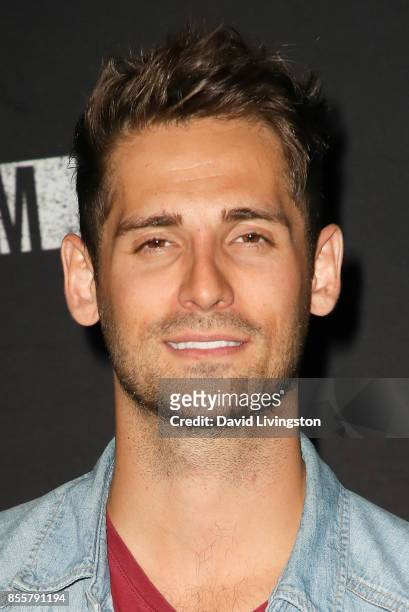 Jean-Luc Bilodeau attends the Knott's Scary Farm and Instagram's Celebrity Night at Knott's Berry Farm on September 29, 2017 in Buena Park,...