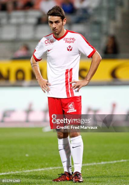 Vincent Marchetti of Nancy during the Ligue 2 match between As Nancy Lorraine and Chateauroux on September 29, 2017 in Nancy, France.