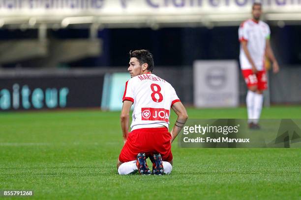 Vincent Marchetti of Nancy during the Ligue 2 match between As Nancy Lorraine and Chateauroux on September 29, 2017 in Nancy, France.
