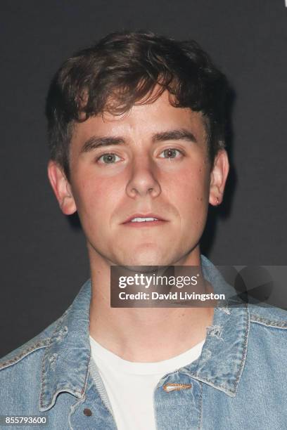 Connor Franta attends the Knott's Scary Farm and Instagram's Celebrity Night at Knott's Berry Farm on September 29, 2017 in Buena Park, California.