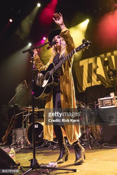 Singer-songwriter ZZ Ward performs in concert at ACL Live on September 29, 2017 in Austin, Texas.