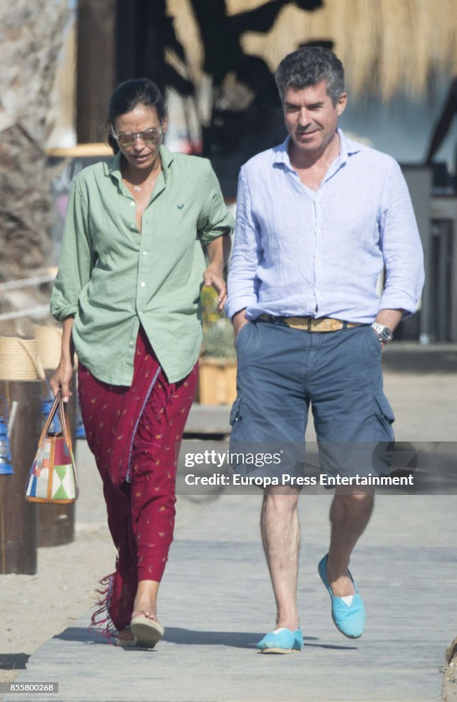 Ines Sastre and Estanislao Aranzadi Sighting In Sotogrande - August 22, 2017