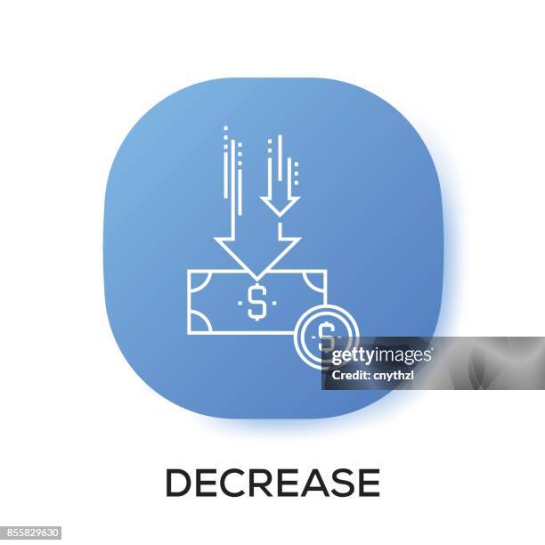 decrease app icon - editing software stock illustrations