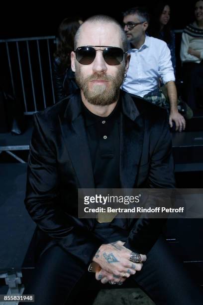Justin O'Shea attends the Haider Ackermann show as part of the Paris Fashion Week Womenswear Spring/Summer 2018 on September 30, 2017 in Paris,...