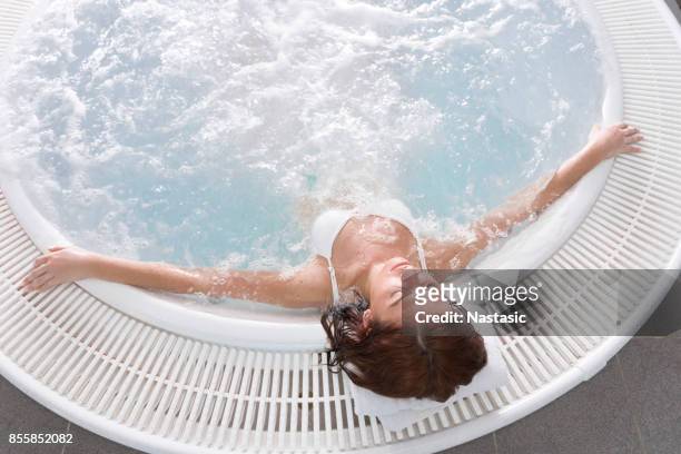hot tub - hot tub stock pictures, royalty-free photos & images