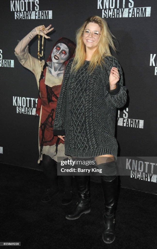 Knott's Scary Farm And Instagram's Celebrity Night - Arrivals