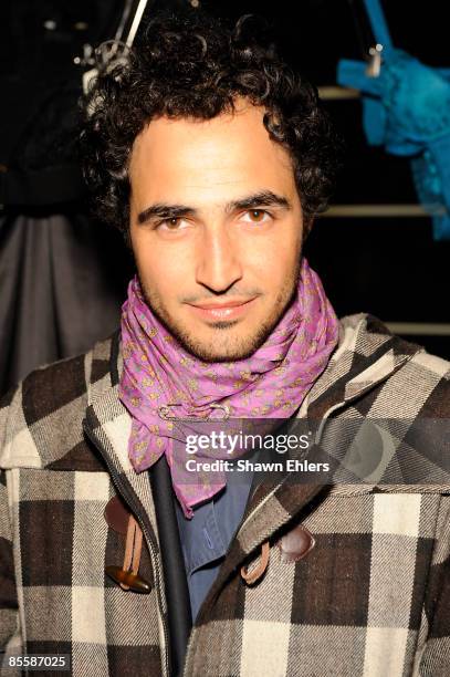 Designer Zac Posen attends the La Perla Spring 2009 and Genevieve Jones Fall 2009 collection preview at La Perla Black Label on March 24, 2009 in New...