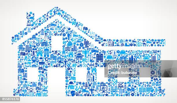 house construction industry vector icon pattern - sledgehammer stock illustrations