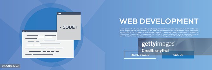 Website Developer Banmner Web Development Banner Design High-Res Vector Graphic - Getty Images
