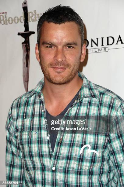 Actor Balthazar Getty attends the premiere of "Blood River" at the Egyptian Theater on March 24, 2009 in Hollywood, California.