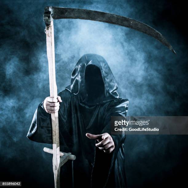 grim reaper - a morte imagens e fotografias de stock