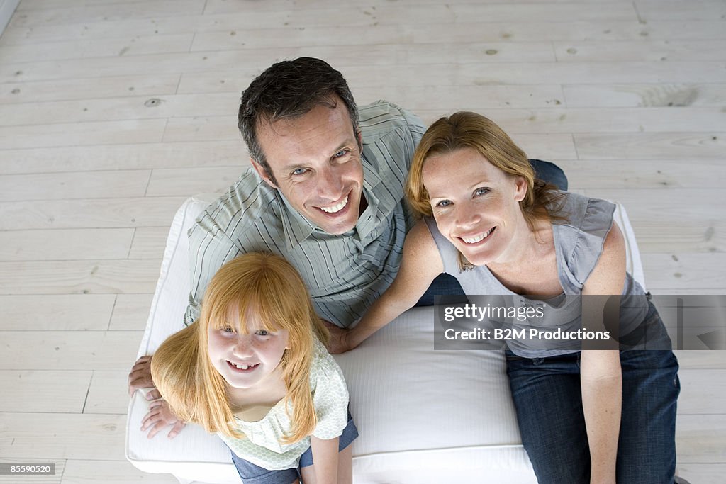 Portrait of a smiling couple at home