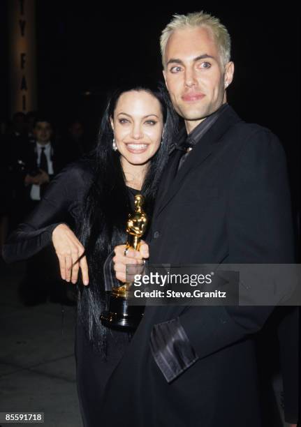 Angelina Jolie and Brother James Haven
