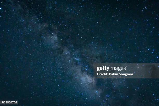 milky way galaxy with stars and space dust in the universe - stars sky stock-fotos und bilder