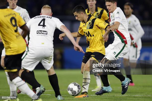 Thierry Ambrose of NAC Breda, Lex Immers of ADO Den Haag, Tom Beugelsdijk of ADO Den Haag, Manu Garcia of NAC Breda, Arno Verschueren of NAC Breda,...