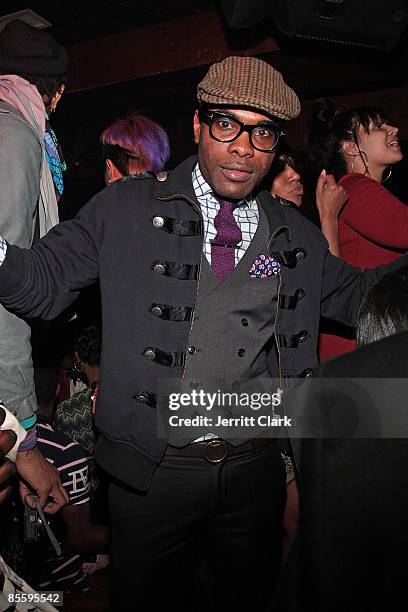 Keino Bnejamin attends the album release party for "In A Perfect World." at Pink Elephant on March 24, 2009 in New York City.