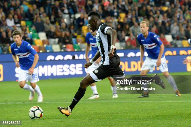 Fofana scores 2 as Udinese beats Palermo in Serie A