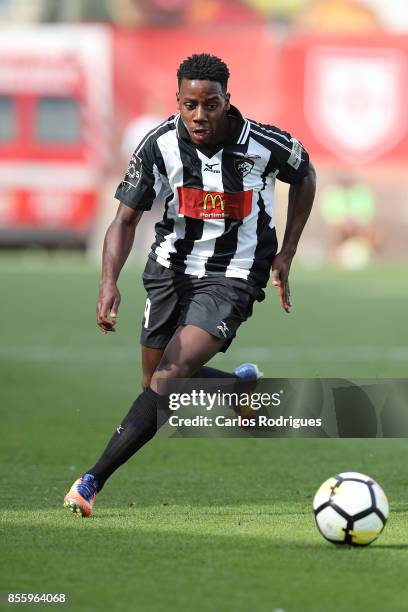 Portimonense forward Wilson Manafa from Portugal during the match between Portimonense SC and Deportivo das Aves for the Portuguese League Cup at...