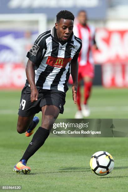 Portimonense forward Wilson Manafa from Portugal during the match between Portimonense SC and Deportivo das Aves for the Portuguese League Cup at...