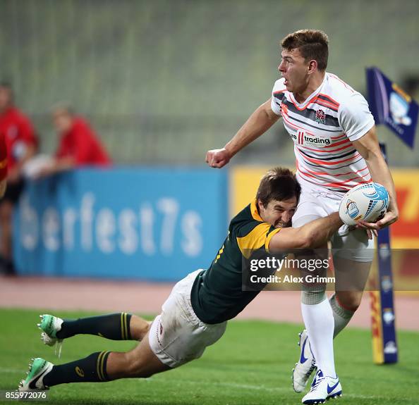 George Chatterton Rugby George Chatterton of England is tackled by Impi Visser of South... News ...