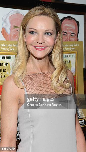 Actress Joan Allen attends the "Impressionism" opening night party at the Schoenfeld Theatre on March 24, 2009 in New York City.