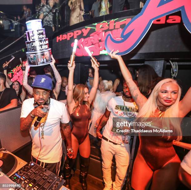 Jermaine Dupri at LIV nightclub at Fontainebleau Miami on September 29, 2017 in Miami Beach, Florida.
