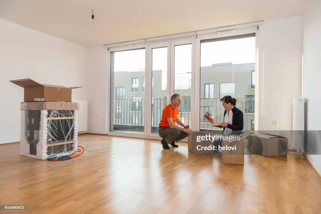 Moving in a new home