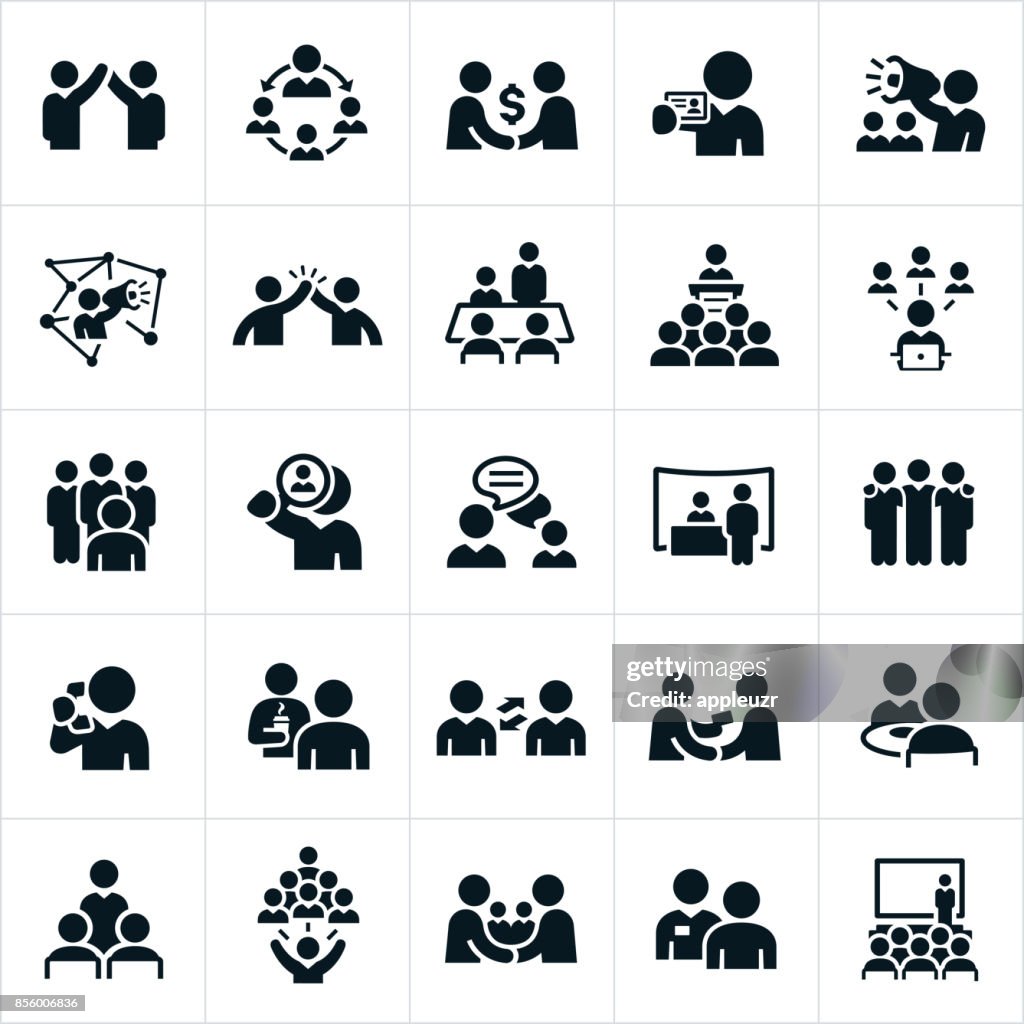 Business Networking Icons