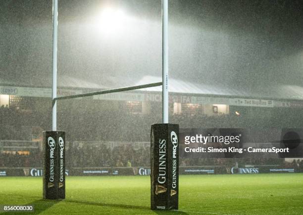 General view of Rodney Parade, home of Dragons during the Guinness Pro14 Round 5 match between Dragons and Southern Kings at Rodney Parade on...