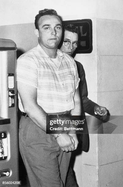 Aaron Wagman of New York, shown in this September 1960 file photo, was arrested in New York, March 17, on charges of offering a bribe to an...