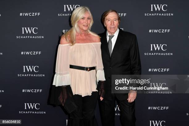 Guenter Netzer and his wife Elvira Netzer attend the IWC 'For the Love of Cinema' Gala Dinner at AURA Zurich on 30 September, 2017 in Zurich,...