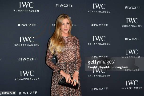 Alana Netzer attends the IWC 'For the Love of Cinema' Gala Dinner at AURA Zurich on 30 September, 2017 in Zurich, Switzerland. During the event,...