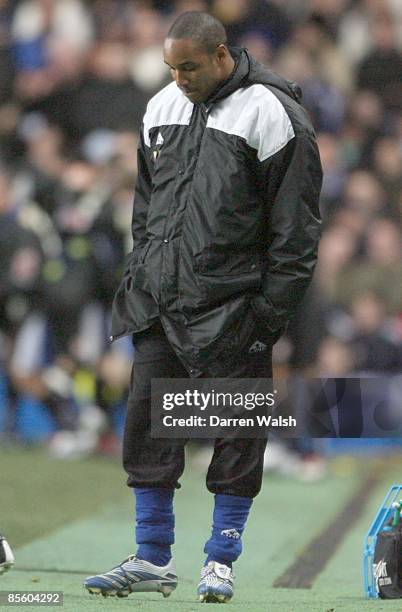 Macclesfield Town's manager Paul Ince stands on the touchline