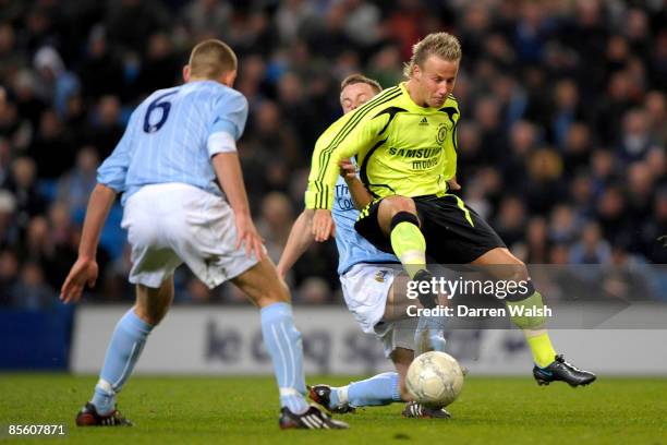 Chelsea's Miroslav Stoch in action