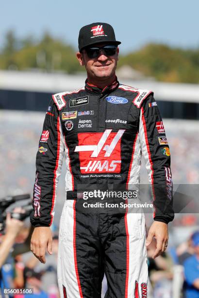 Clint Bowyer, Monster Energy NASCAR Cup Series driver of the Haas Automation Ford , during introductions for the Monster Energy Cup Series ISM...