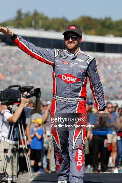 Austin Dillon, Monster Energy NASCAR Cup Series driver of the Chevrolet Accessories Chevrolet , during introductions for the Monster Energy Cup...